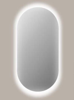 Sanicare Spiegel Sanicare Q-Mirrors 70x100 cm Ovaal Met Rondom LED Warm White en Afstandsbediening incl. ophangmateriaal