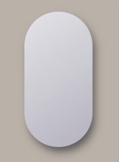 Sanicare Spiegel Sanicare Q-Mirrors 70x120 cm Ovaal/Rond incl. ophangmateriaal Sanicare