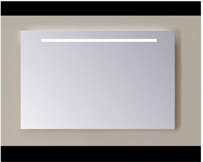 Sanicare Spiegel Sanicare Q-mirrors Zonder Omlijsting 60 x 100 cm Cold White LED PP Geslepen