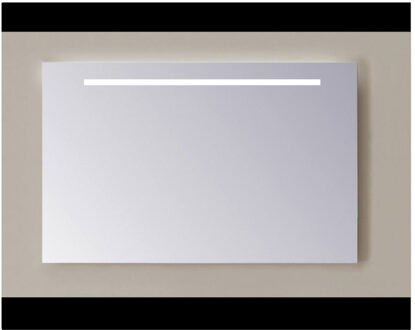 Sanicare Spiegel Sanicare Q-mirrors Zonder Omlijsting 60 x 120 cm Warm White LED PP Geslepen