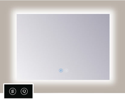 Sanicare Spiegel Sanicare TuTTi 75 cm met LED Ambiance Rondom en Spiegelverwarming