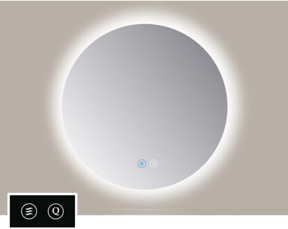 Sanicare Spiegel Sanicare TuTTi Rond 120 cm met LED Ambiance Rondom en Spiegelverwarming