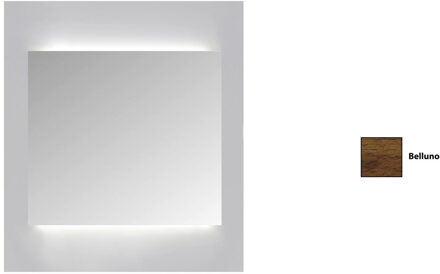 Sanicare Spiegelkast Sanicare Qlassics Ambiance 60 cm 1 Deur Belluno Eiken Links Belluno-Eiken