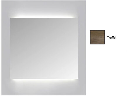 Sanicare Spiegelkast Sanicare Qlassics Ambiance 60 cm 1 Deur Truffel Links