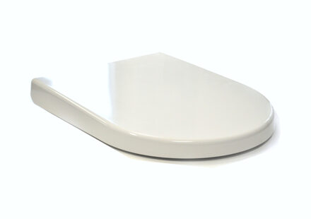 Sanicare Toiletzitting Sanicare Soft-Close Rondo Met Deksel 35,6x43,5cm Wit
