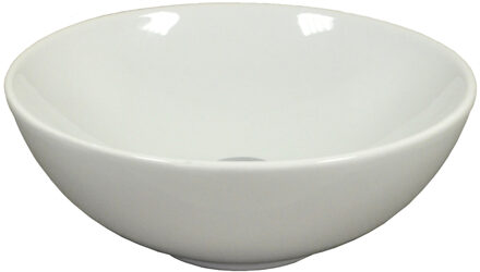 Sanicare Waskom Sanicare Rondo 40x40x15,5 cm Wit Keramiek (exclusief waste)