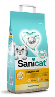 Sanicat Clumping geurloos kattenbakvulling 2 x 10 liter