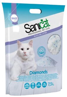 Sanicat Diamonds - Kattenbakvulling - Grof - 7,5 L