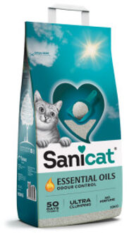 Sanicat Essential Oils Ultra Clumping geurloze kattenbakvulling 10 kg