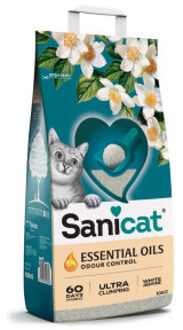 Sanicat Essential Oils Ultra Clumping White Jasmine kattenbakvulling 10 kg