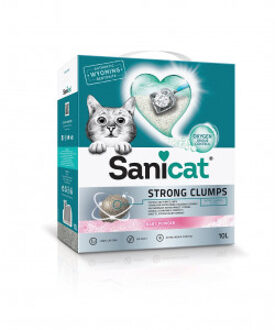 Sanicat Strong Clumps - Kattenbakvulling - Babypoeder - 10 L
