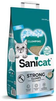 Sanicat Strong Clumps - Kattenbakvulling - Heel fijn - 10 kg