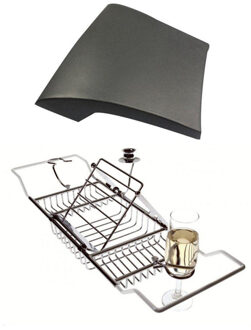 Saniclass deluxe bad accessoireset - 2 delig - chroom sw2822/sw20840