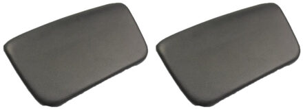 Saniclass Deluxe badkussen - 28x17cm - klein model - zwart - 2 stuks