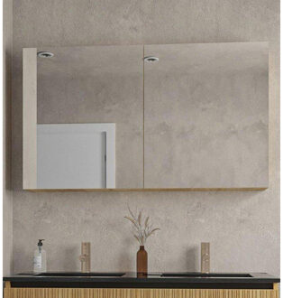 Saniclass Holz Base Spiegelkast - 120x70cm - eiken SW773985