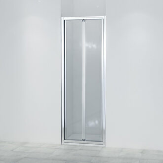 Saniclass ID05 vouwdeur 70x190cm 6mm veiligheidsglas alu profiel anti kalk chroom