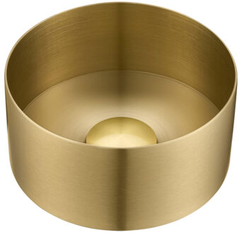 Saniclass ONE Waskom - 21x21x10 - RVS - Geborsteld messing (goud) SP-WB21A-Brushed Brass Messing geborsteld (goud)