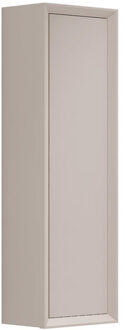 Saniclass Prime Core Hoge Kast - 120x34.5x34.5cm - 1 deur - mat cotton (beige) - MDF 88483 Cotton mat (beige)