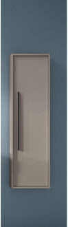 Saniclass Prime Essential Hoge Kast - 120x35x35cm - 1 deur - taupe - MDF AQUA_HIGH_CABINET_Quarzo Taupe mat