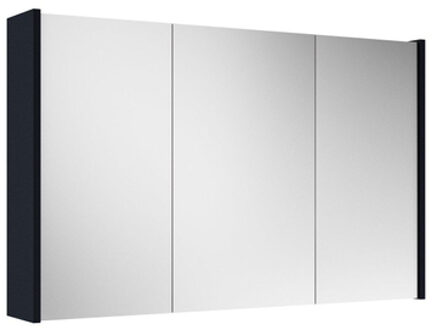Saniclass Prime Spiegelkast - 100x63x16cm - inclusief zijpanelen - mat marine blauw SW1212817/SW892635 Marine mat (blauw)