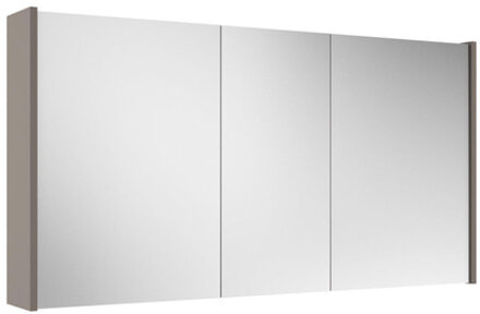 Saniclass Prime Spiegelkast - 120x63x16cm - inclusief zijpanelen - taupe SW1212818/SW910736 Taupe mat