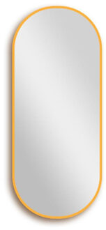 Saniclass Retro Line 2.0 Spiegel - ovaal 90x38cm - frame - mat goud SW8-G Goud mat