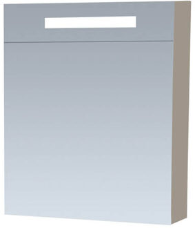 Saniclass Spiegelkast Double Face 60cm Rechtsdraaiend Hoogglans Taupe