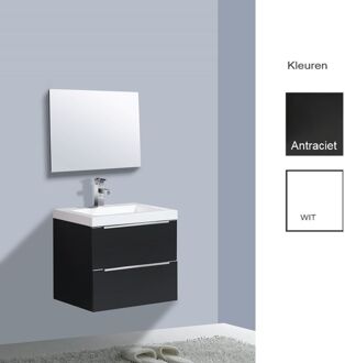 Sanilux Badkamermeubelset Sanilux Senza 60x47x50 cm Hoogglans Wit