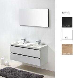 Sanilux Badkamermeubelset Sanilux Trendline 120x47x50 cm Wit