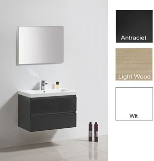 Sanilux Badkamermeubelset Sanilux Trendline 80x47x50 cm (in drie kleuren leverbaar)