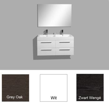 Sanilux Badmeubel Sanilux Vegas 120x50x50 cm Grey-Oak Grey Oak