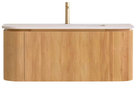 Sanilux Badmeubelset Sanilux Eleganza 100 cm 1 Kraangat Acacia