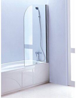 Sanilux Badwand Sanilux 80x140cm 6mm veiligheidsglas EasyClean