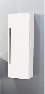Sanilux Basic 120 cm Kolomkast Hoogglans Wit met 1 deur Softclose