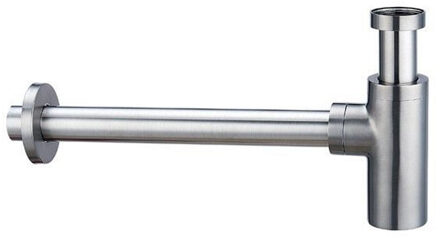 Sanilux Design Sifon Sanilux 33x24 cm Gun Metal Geborsteld Gunmetal