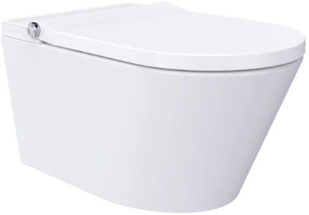 Sanilux Douche WC Sanilux Deluxe Randloos Met Softclose Zitting Wit