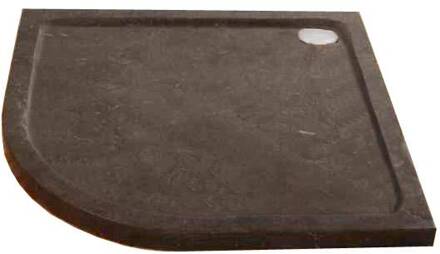 Sanilux Douchebak Natuursteen Kwartrond 900x900x40