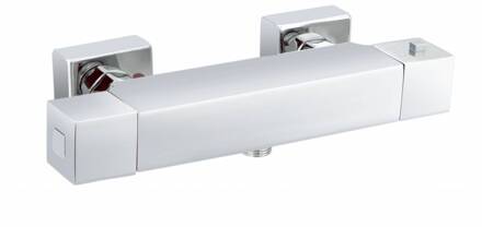 Sanilux Douchekraan thermostatisch Vierkant Chroom