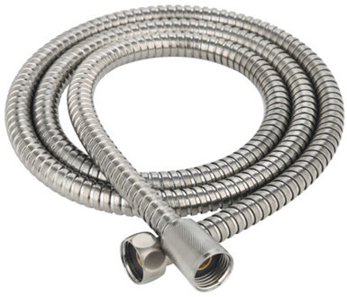 Sanilux Doucheslang Sanilux 150 cm Geborsteld Gun Metal Gunmetal