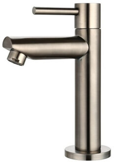 Sanilux Fonteinkraan Sanilux 15,5x8,8 cm Gun Metal Geborsteld Gunmetal