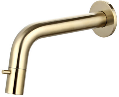 Sanilux Fonteinkraan Sanilux Peralta Inbouw Inkortbaar Rond Goud Geborsteld Goud