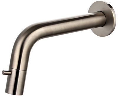 Sanilux Fonteinkraan Sanilux Peralta Inbouw Inkortbaar Rond Gun Metal Gunmetal