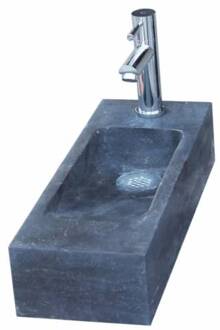 Sanilux Hardsteen Fontein Slim Links Of Rechts 45X17X10 cm - Links