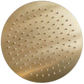 Sanilux Hoofddouchekop Sanilux Disk Rond 20 cm Geborsteld Goud