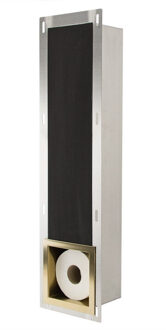 Sanilux Inbouw Reserve Toiletrolhouder Sanilux Jali Boss & Wessing Geborsteld Goud