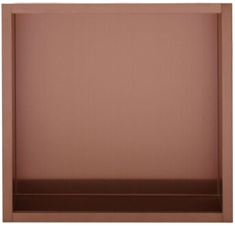 Sanilux Inbouwnis Sanilux Napo Wand 30x30x7 cm Brons