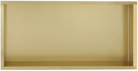 Sanilux Inbouwnis Sanilux Napo Wand 30x60x7 cm Geborsteld Goud Sanilux