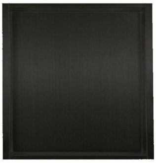 Sanilux Inbouwnis Sanilux Wandmontage 30x30 cm Mat Zwart Sanilux