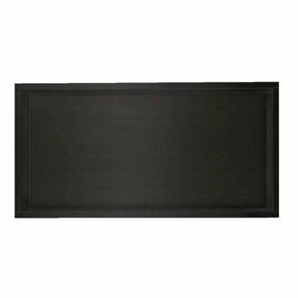 Sanilux Inbouwnis Sanilux Wandmontage 60x30 cm Mat Zwart Sanilux