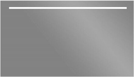Sanilux LED Spiegel Sanilux Aluminium met Onderverlichting 140x70 cm Inclusief Spiegelverwarming